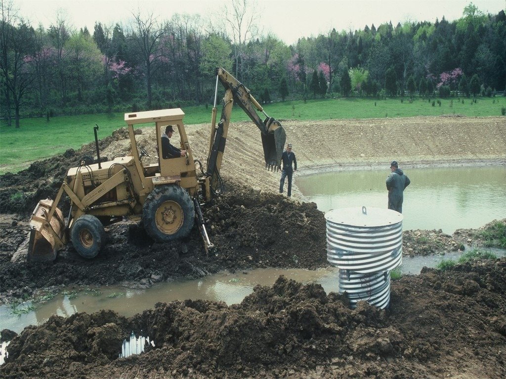 digging pond